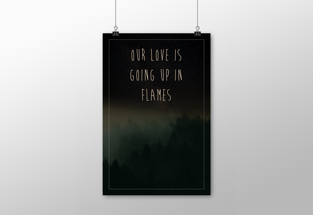 Our love poster